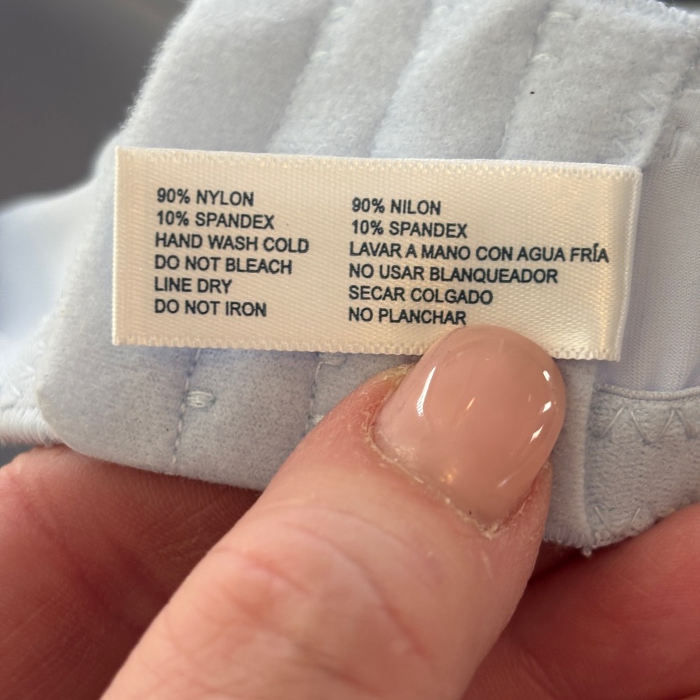 Nautica Full Coverage Bra Set of 3 Blue Black Beige 2783-70 Women’s Size 38DD - Picture 8 of 10